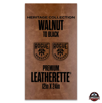 Lonestar Adhesive Heritage Collection: Walnut Durra-Bull Premium Leatherette® Sheets (12x24)